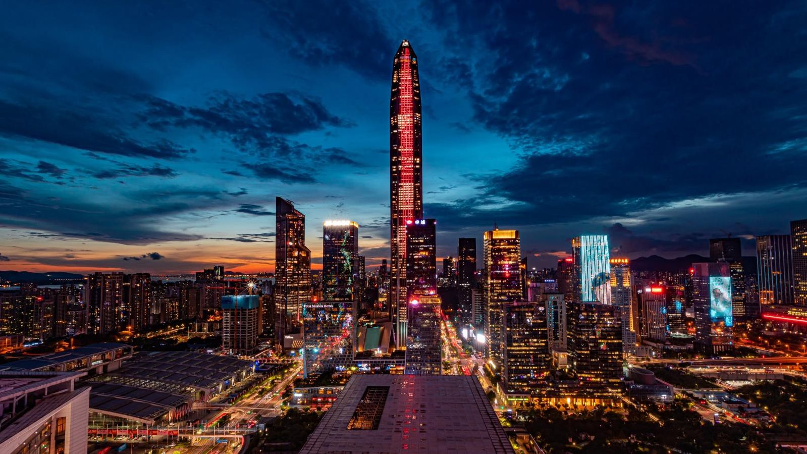 深圳的全景大楼